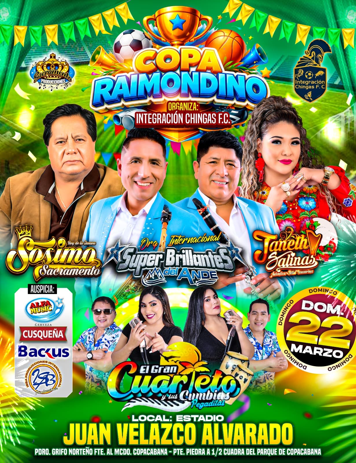 Sosimo en la Copa Raimondino 